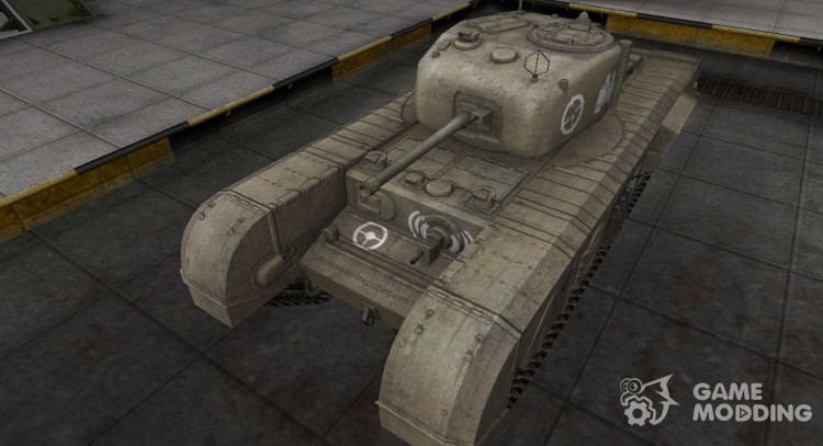 Breaking through the compass zone Churchill VII for World Of Tanks