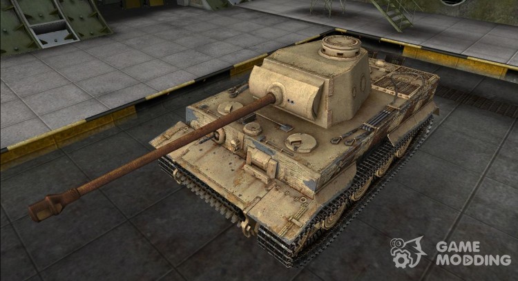 Remodeling for the Panzer VI Tiger tank for World Of Tanks