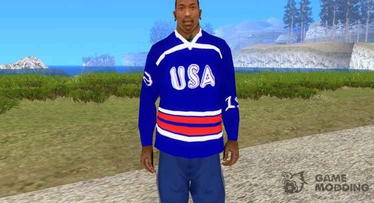 Forma un equipo estadounidense de hockey sobre hielo 1.0 para GTA San Andreas