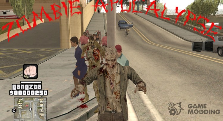 Зомби апокалипсис для GTA San Andreas
