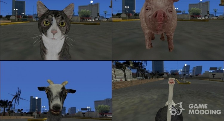 Pack animals by crow for GTA San Andreas