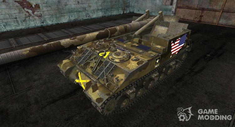 Шкурка для M40/M43 для World Of Tanks