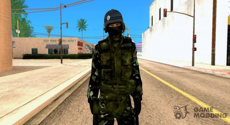 Un soldado brasileño para GTA San Andreas