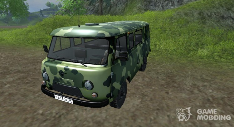УАЗ 3909 военный для Farming Simulator 2013