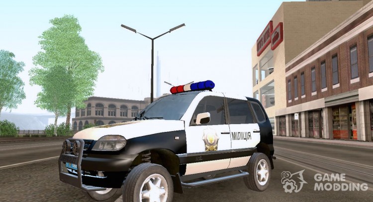 Chevrolet NIVA de la policía de ucrania para GTA San Andreas