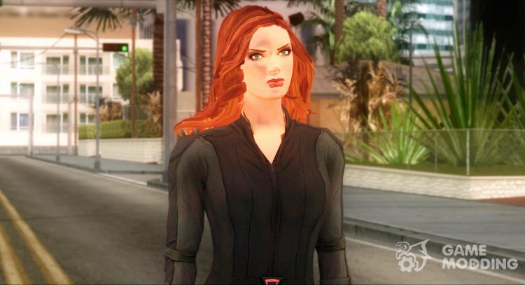 Captain America: Civil War Black Widow for GTA San Andreas