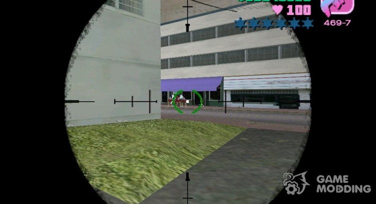 Laser sight of GTA 5 for GTA Vice City