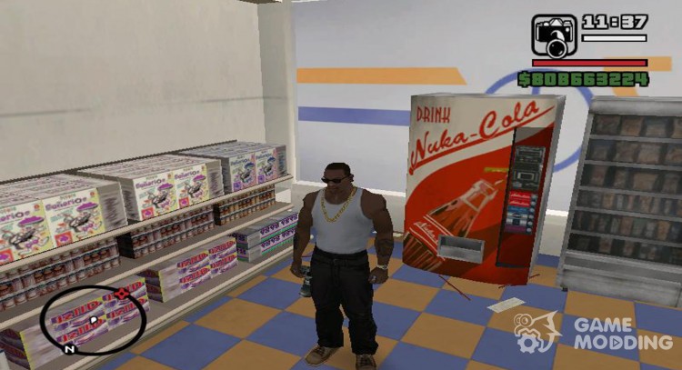 Nuka Cola бутылки - машина Mod от FallOut для GTA San Andreas