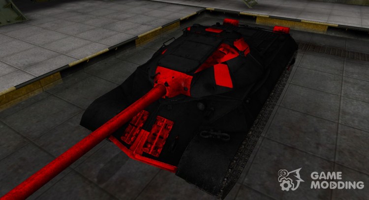 Negro y rojo de la zona de ruptura de propiedad intelectual-3 para World Of Tanks