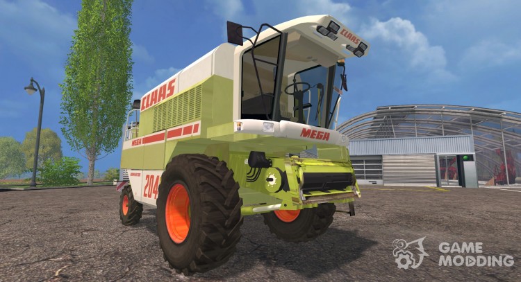 Class Mega 204 для Farming Simulator 2015