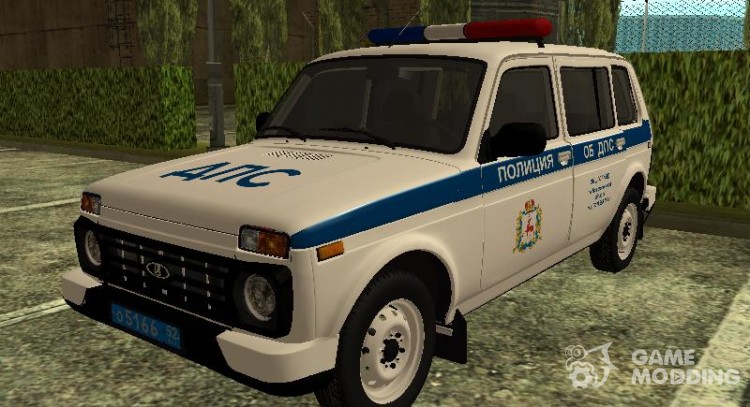 Lada 4x4 21310-59 Urban 2016 la Policía para GTA San Andreas