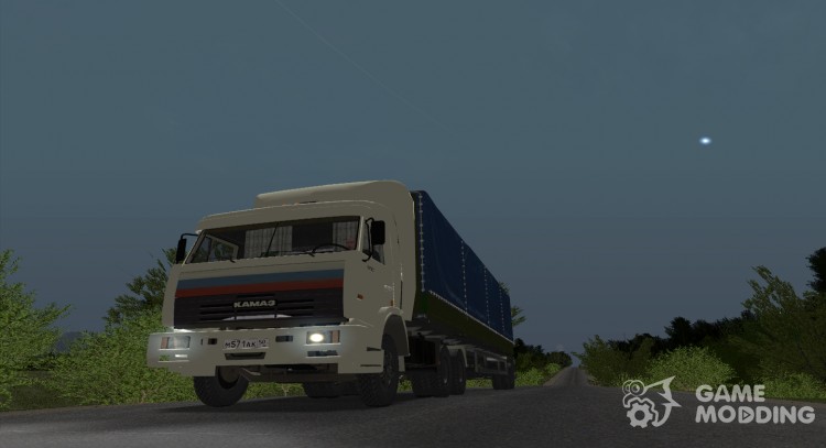 KAMAZ 54115 from truckers for GTA San Andreas