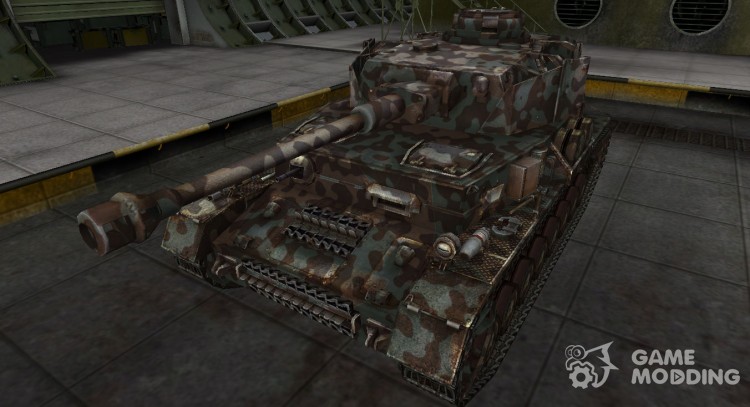 Mountain camouflage for PzKpfw IV hydrostat. for World Of Tanks