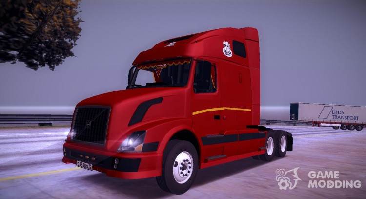 Volvo VNL Rojo para GTA San Andreas