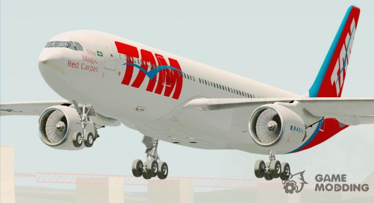 El Airbus A330-200 TAM Airlines (PT-MVQ) para GTA San Andreas