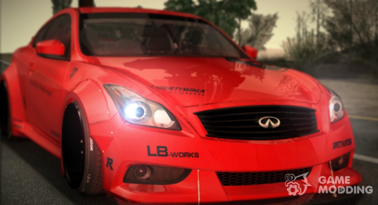 Infiniti G37 Coupe Liberty Walk LB Performance for GTA San Andreas