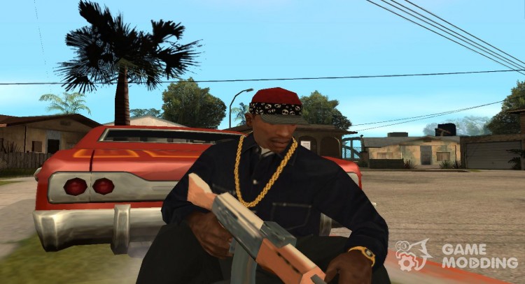 Red cap with bandanoj for GTA San Andreas