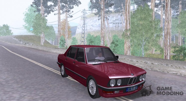 BMW E28 525e ChromeLine - foto de stock para GTA San Andreas