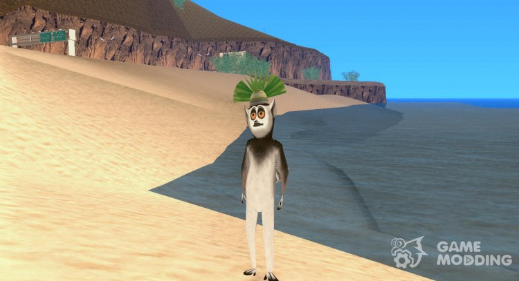 King Julien from Madagascar for GTA San Andreas