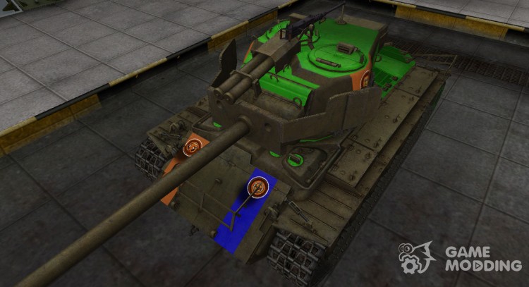 High-quality skin for T26E4 SuperPershing for World Of Tanks
