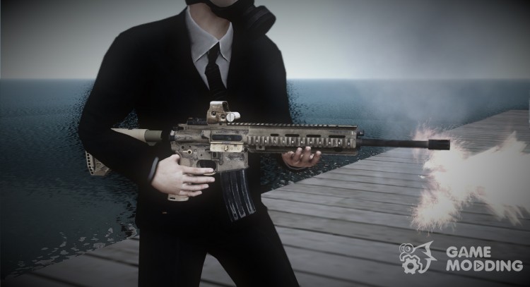 HK416A5 Assault Rifle для GTA San Andreas