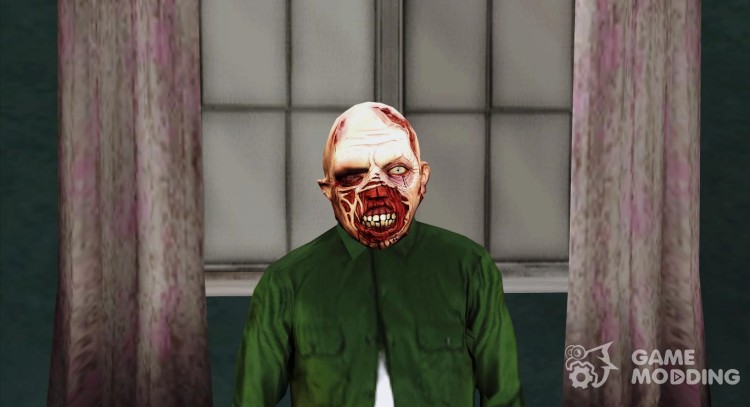 Zombie mask v1 (GTA Online) for GTA San Andreas