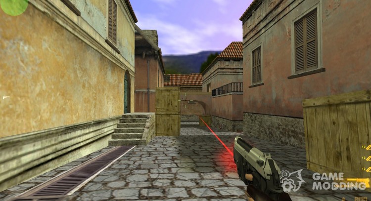 Beretta elite con un láser de pistola para Counter Strike 1.6