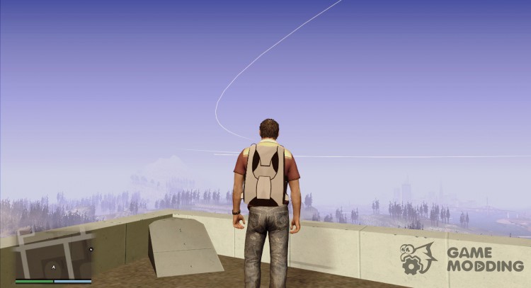 Белый парашют из GTA 5 v 1.1 для GTA San Andreas