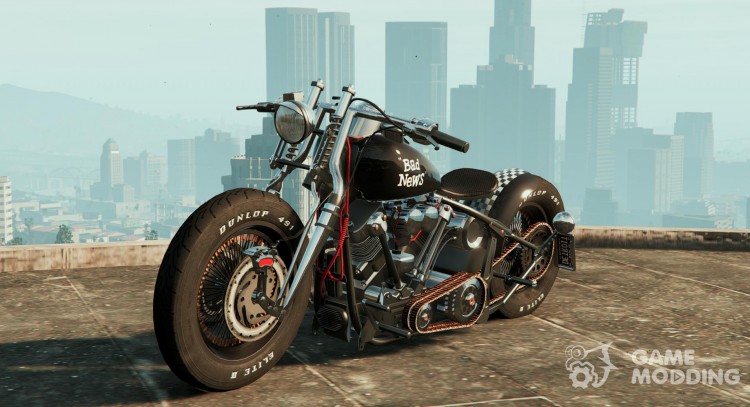 Harley-Davidson Knucklehead Bobber HQ для GTA 5