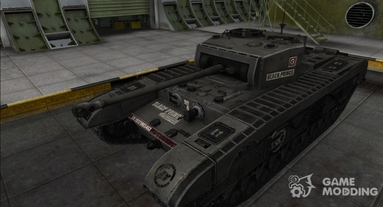 The skin for the Black Prince for World Of Tanks