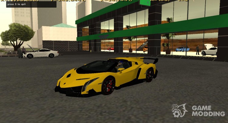 Lamborghini Veneno Roadster LP750-4 2014 for GTA San Andreas