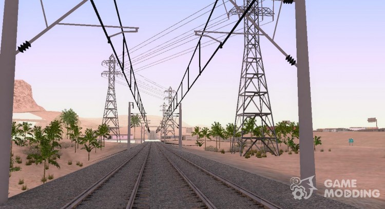 Новая железная дорога для GTA San Andreas