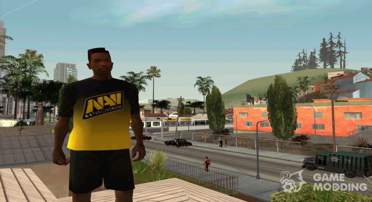 Футболка NAVI для GTA San Andreas