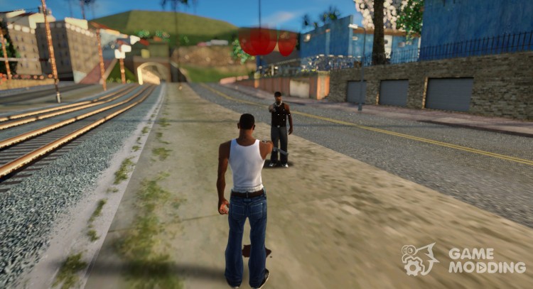 Кровь на экране как в GTA V для GTA San Andreas