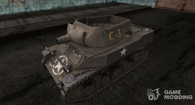Skin for M8A1 for World Of Tanks
