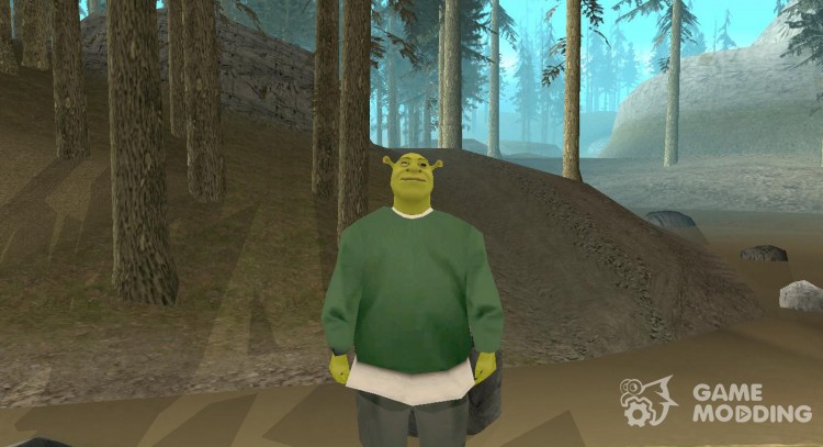 Fam1 Shrek para GTA San Andreas