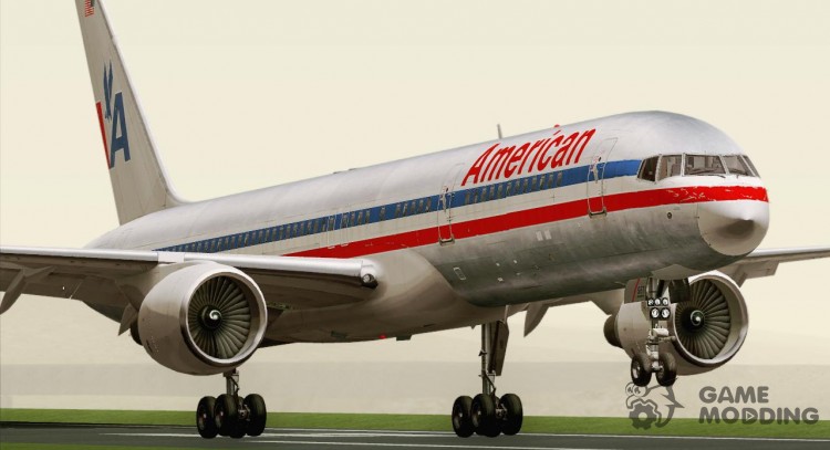 Boeing 757-200 De American Airlines para GTA San Andreas
