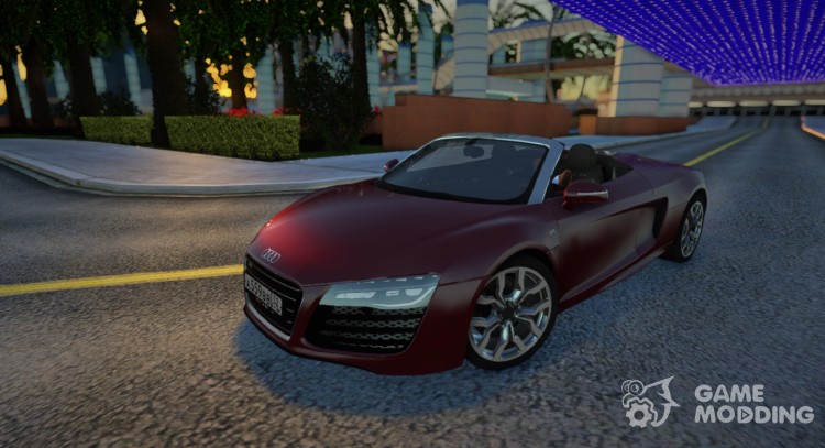 Audi R8 V10 Spyder для GTA San Andreas