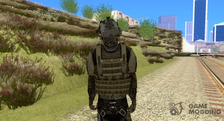 Солдат из COD Modern Warfare 2 для GTA San Andreas