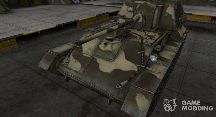 Desert skin for Su-76 for World Of Tanks