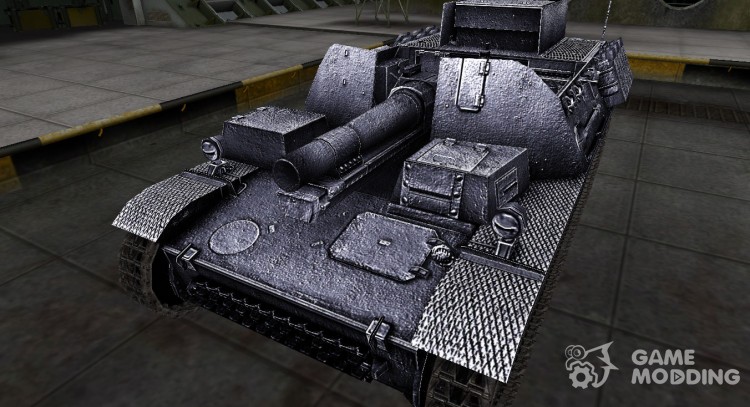 Темный скин для Sturmpanzer II для World Of Tanks