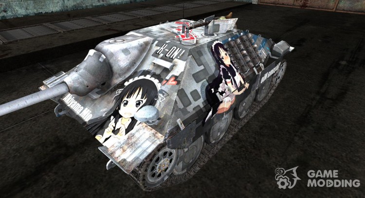 Skin de anime para Hetzer para World Of Tanks