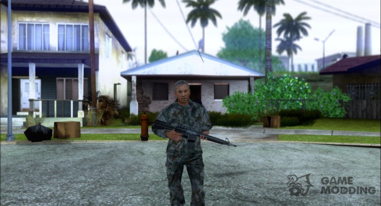 Генерал Чжао, конверт из CoD: BO2 для GTA San Andreas