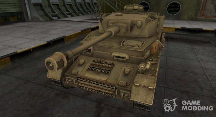 El desierto de skin para el tanque Panzer IV hydrostat. para World Of Tanks