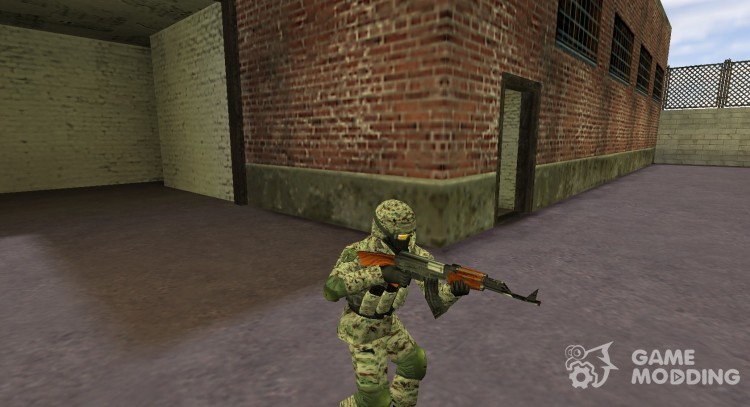 Russian Spetsnaz special forces fighter Alpha for Counter Strike 1.6