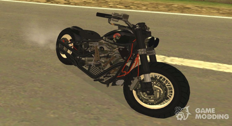 Harley Davidson Custom Bobber для GTA San Andreas