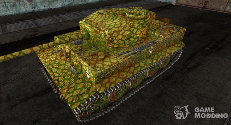 Skin for the Panzer VI Tiger for World Of Tanks