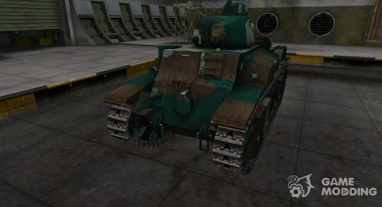Francés azulado de skin para el D2 para World Of Tanks