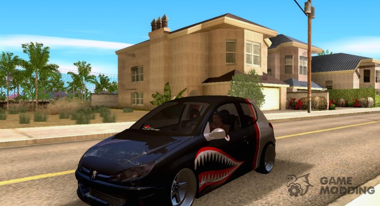 Peugeot 206 Shark Edition для GTA San Andreas