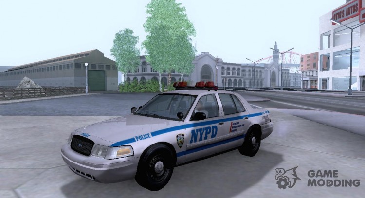 El NYPD carretera de la patrulla Ford Crown Victoria para GTA San Andreas